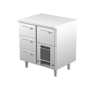 Kylbänk VLE 804 | 4 lådor