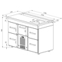 Kylbänk BM 1205 | 5 lådor (2)